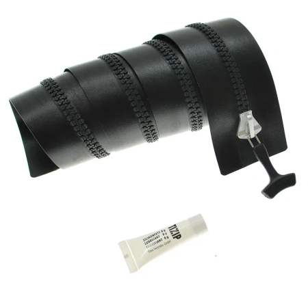 Сухая молния TiZip с металлическим бегунком длиной 76 см