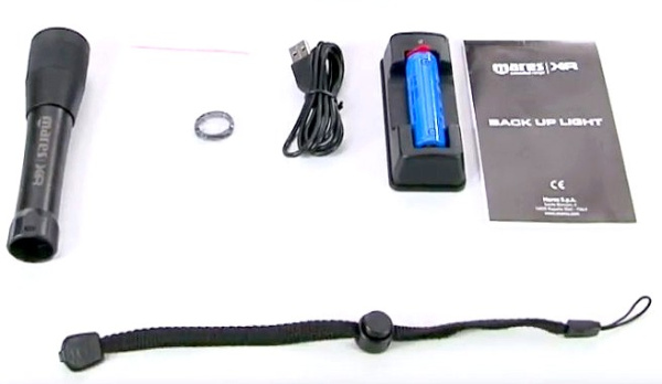 Фонарь бэкапный Mares XR Back-Up Light 850 Люмен