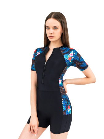 Костюм женский короткий из лайкры Blue&Red