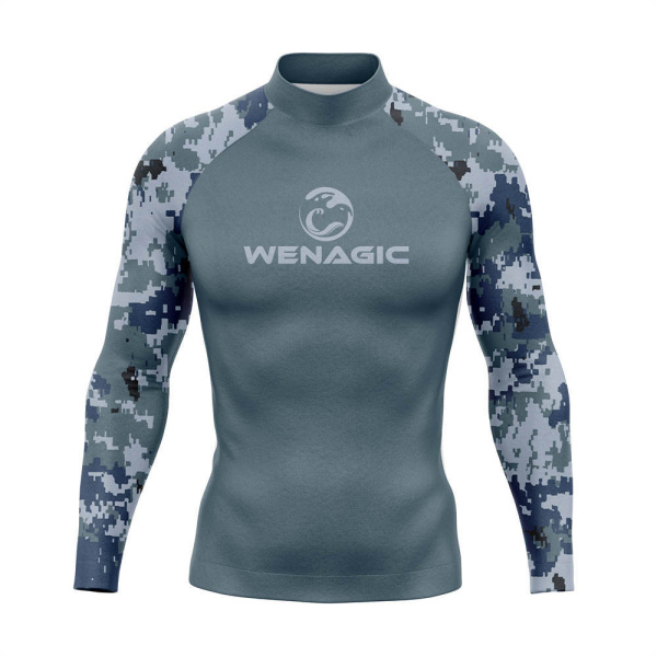 Футболка T-Flex Grey Camo UPF50 мужская