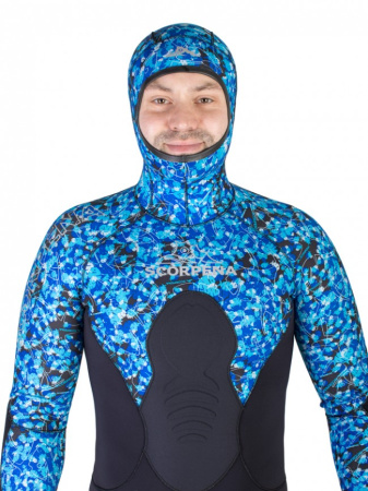 Гидрокостюм Scorpena C3 Blue Camo 1,5 мм размер S