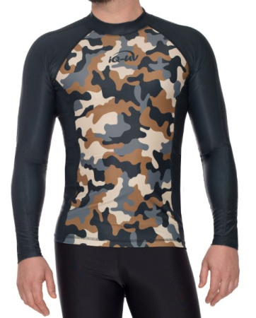 Футболка IQ Slim Fit мужская Camouflage Olive