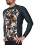 Футболка IQ Slim Fit мужская Camouflage Olive