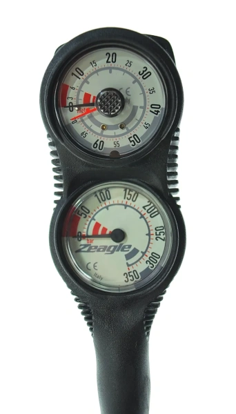 Консоль трехприборная Zeagle Co-pilot с компасом, манометром и глубиномером