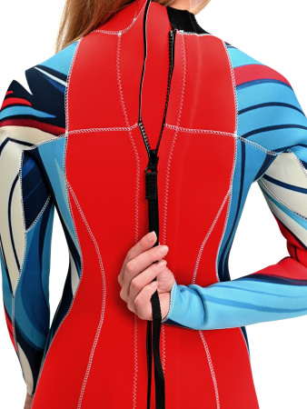 Гидрокостюм Aquateam Neptune Red женский 5 мм