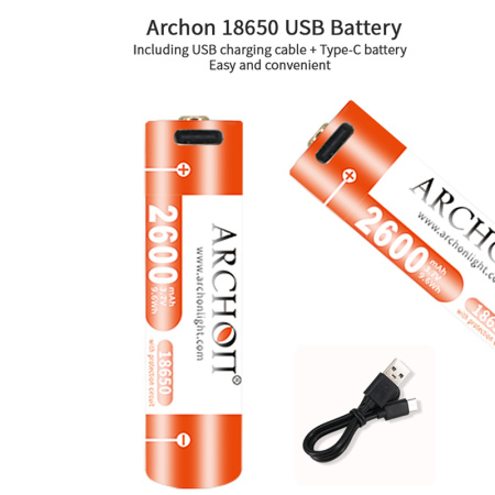 Фонарь Archon Mini 1200 люмен красный