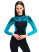 Гидрокостюм женский Slinx Turquoise&Leaves 2 мм