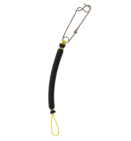 Амортизатор линя с карабином Пикассо SpearDiver Black 10 см