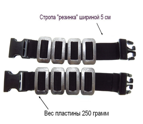 Груза для ног 1 кг пара