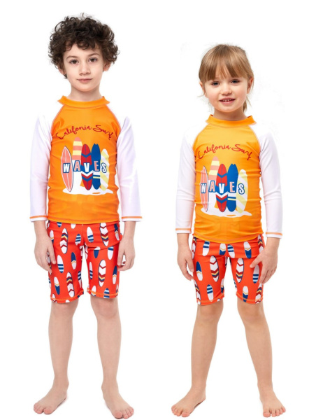 Детский комплект из лайкры Orange Surfing