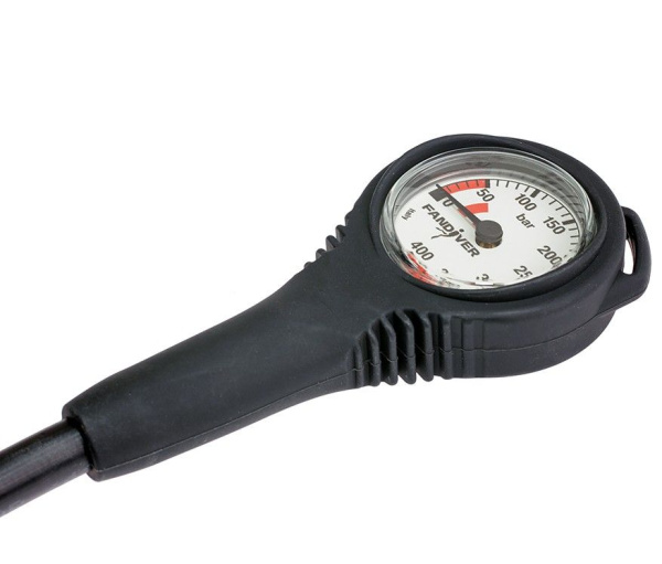 Манометр FanDiver Compact 400 Bar со шлангом 80 см