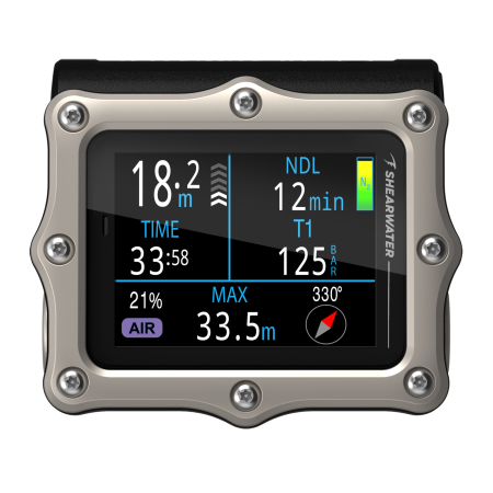 Компьютер Shearwater Perdix 3 Ti Silver