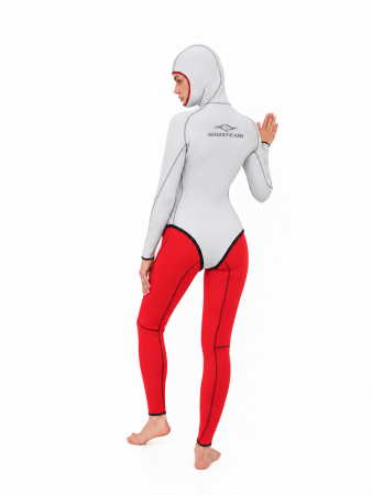Гидрокостюм двухсторонний Aquateam Double Red White женский