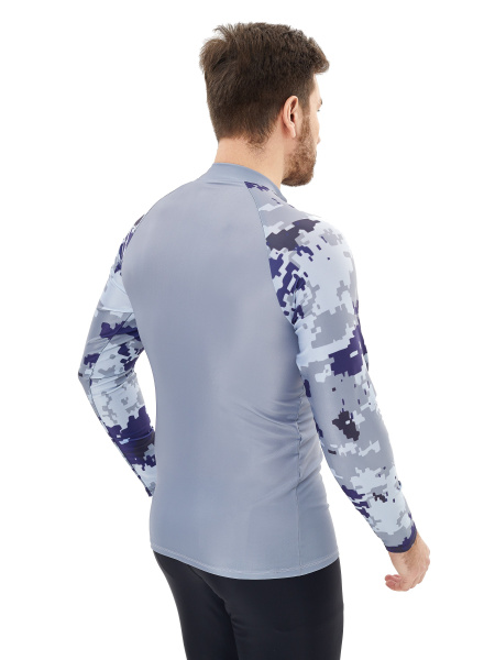 Футболка T-Flex Grey Camo UPF50 мужская