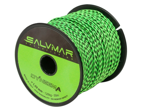 Линь Salvimar Dyneema, 1.5 мм нагрузка до 120 кг 