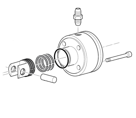 3-я ступень в сборе (поршень+цилиндр) Coltri Sub MCH-6