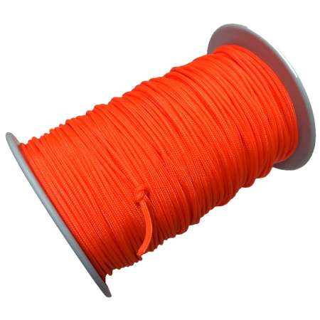 Линь Speardiver Dyneema DF оранжевый 2 мм нагрузка до 140 кг (цена за 1 метр)