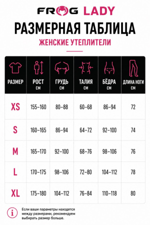 Утеплитель Froglady Arctros 300 женский