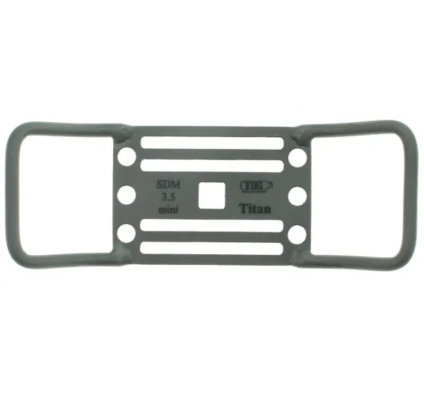 Пластина нижняя TDE из титана SDM 3.5 mini 2 мм Пластина нижняя TDE из титана SDM 3.5 mini 2 мм
