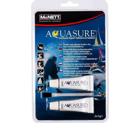 Полиуретановый клей Mcnett Aquasure 2х7 грамм Полиуретановый клей Mcnett Aquasure 2х7 грамм