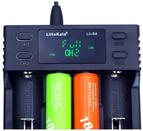 Зарядное устройство LiitoKala Lii-S4 Зарядное устройство LiitoKala Lii-S4