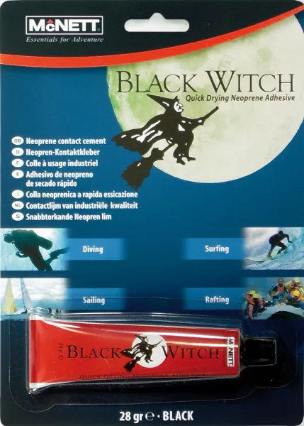 Клей неопреновый + кисточка Mcnett Black Witch 28 г Клей неопреновый + кисточка Mcnett Black Witch 28 г