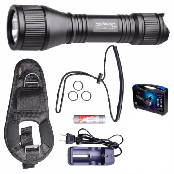 Фонарь подводный Orca Torch D550 Kit 970 Люмен Фонарь подводный Orca Torch D550 Kit 970 Люмен