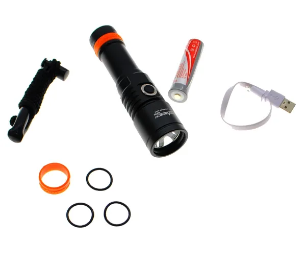 Фонарь подводный Orca Torch D530 Wide Kit 1050 Люмен Фонарь подводный Orca Torch D530 Wide Kit 1050 Люмен